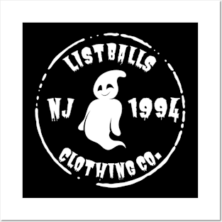 Listballs Ghost Logo Posters and Art